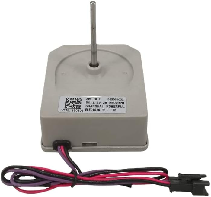Motor de ventilador de refrigerador de doble puerta zwf-10-2 b03081032 ventilador de CC para refrigerador