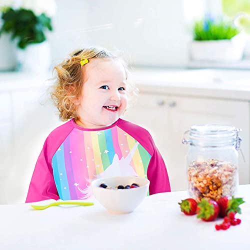 Art Smock For Kids Waterproof Artist Painting Smocks Toddler Painting Apron #TOP1