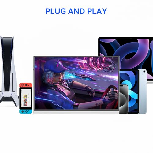 Monitor Portátil Veout 16" IPS 1920x1200 USB-C HDMI Frees - Imagen 7