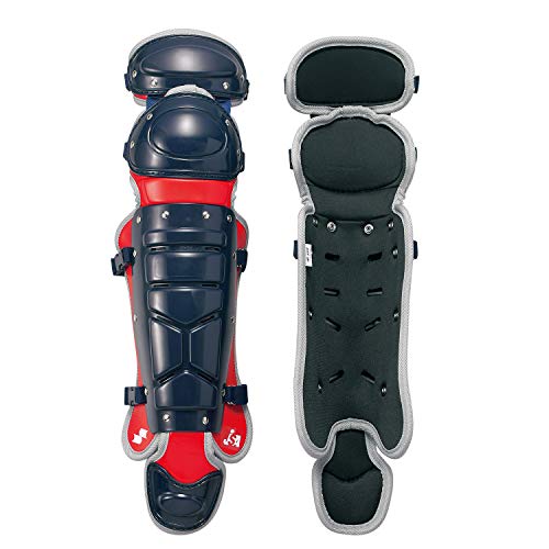 SSK CSL2100C Softball Legers (Double Cups), Navy x Silver Gray (7096)