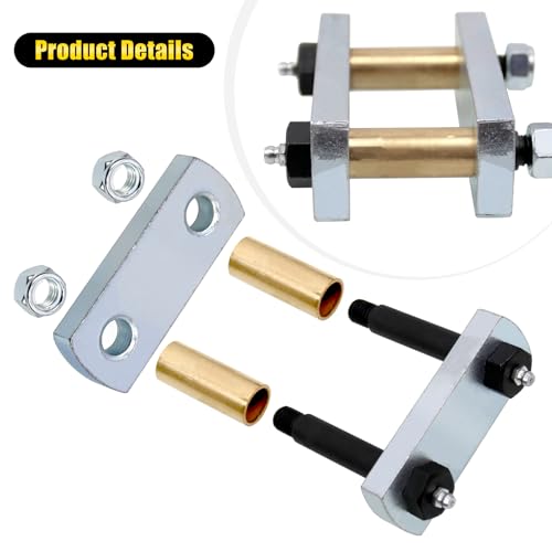 RYANSTAR RACING Heavy Duty Shackle Upgrade Kit Compatible with CRE3000 Stock and Equaflex Trailer Shackle kit 2.25" Shackles Tandem Axle Replaces UO12-016 by RYANSTAR RACING - Image 4
