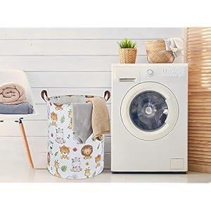 Kids laundry hamperbaby laundry basket animal storage baskets for kids room decornursery hamperbedroomtoy organizercute animal  urban country home decor