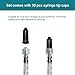 30Pack 1ml Luer Lock Syringe Without Needle - 1cc Plastic Syringes Individually Sterile Sealed with Tip Caps, No Needles ( 30Pack 1 ml )