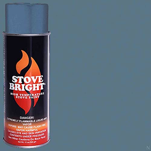 Stove Bright High Temp Spray Paint, Heat-Resistant, Up To 1200 Degrees, 12 Ounce (Pack of 1), 6318 - Patriot Blue