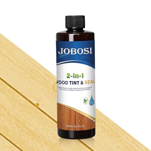 Advanced Wood Stain & Sealer, (Transp, 9oz/250ml), Enhances Wood Grain, Waterproof, Flexible, Crack Resistant, Weather Resistant, Non-Toxic Environmentally Friendly