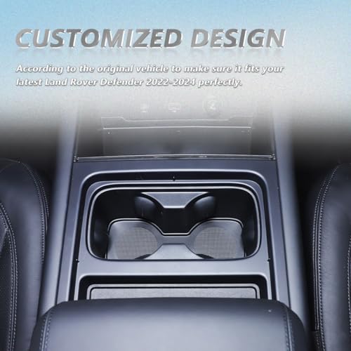 Portavasos para Land Rover Defender 2020-2024 negro TPE miniatura 3