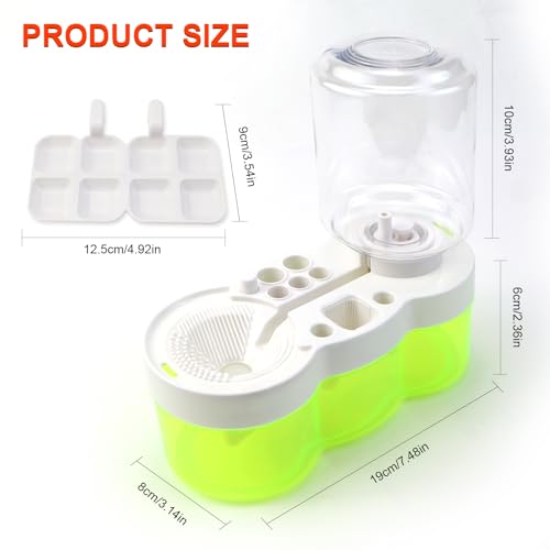 KXVXXV Pinselreiniger Bürstenspüler Pinselreinigungsstation Brush Rinser Wasserkreislaufspüler Make up Pinselreiniger Künstlerbedarf Bürstenspüler für Wasserfarben Pinsel