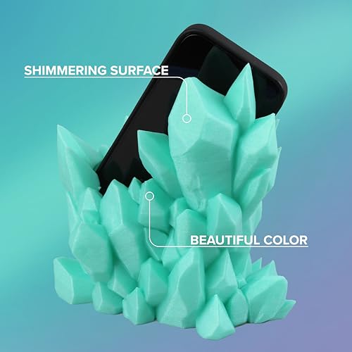 Image of Polymaker Panchroma Celestial PLA Filament 1.75mm for 3D Printer, Green | Neatly Wound Glitter PLA for Easy Print & Smooth Feeding, Compatible with Bambu Lab & Most 3D Printers