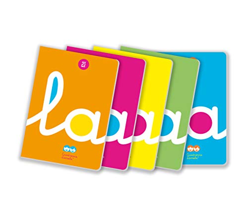 Libreta Lamela 4X4 PP 50 Hojas 5 Unidades Hojas de cuadrícula 90 gr A4 (5 Piezas)