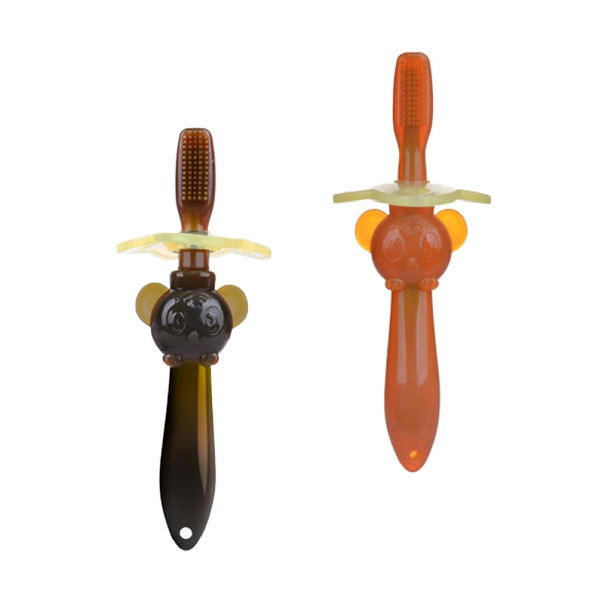 Healifty 6 Pz Spazzolino Da Denti Per Bambini a Setole Morbide Spazzolino Di Sicurezza Per Bambini Spazzolino Da Denti in Silicone Per Con Coperchio Pennello Da Allenamento Bambino