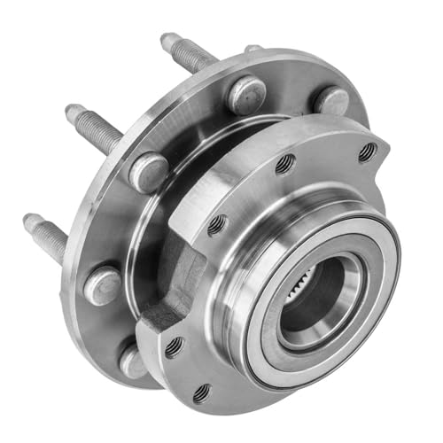 Image of Detroit Axle - Rear Wheel Bearing Hubs for 2003-2004 Chevrolet Silverado 2500 GMC Sierra 2500, 2003-2005 Silverado 2500 HD Sierra 2500 HD, Suburban 2500, Wheel Bearing Hubs Assembly Replacement