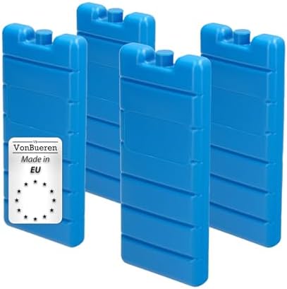 VonBueren Pain de Glace pour Sac Isotherme | Lot de 4 | jusqu'à 1...