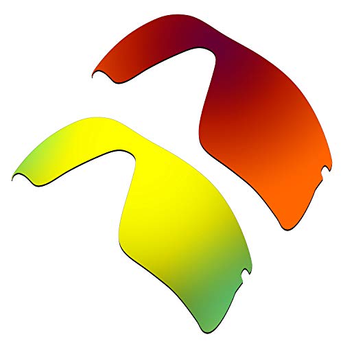 Lentille pour Oakley Radar Range rouge or rechange de lunettes de soleil 53-097