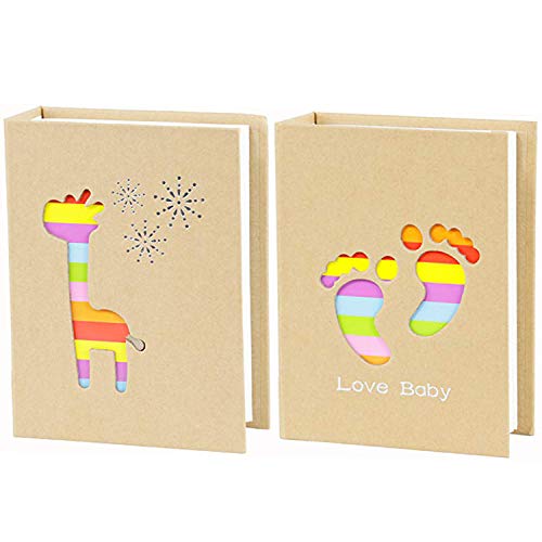 NLC 4x6 Photo Albums Baby Boys Photo Album 100 Pockets Baby Girl Photo Album