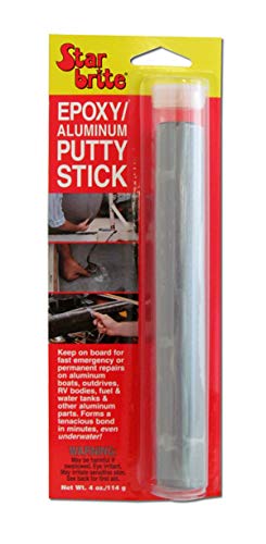 Star Brite Epoxy Aluminum Putty Stick Permanent Emergency Repairs 087004