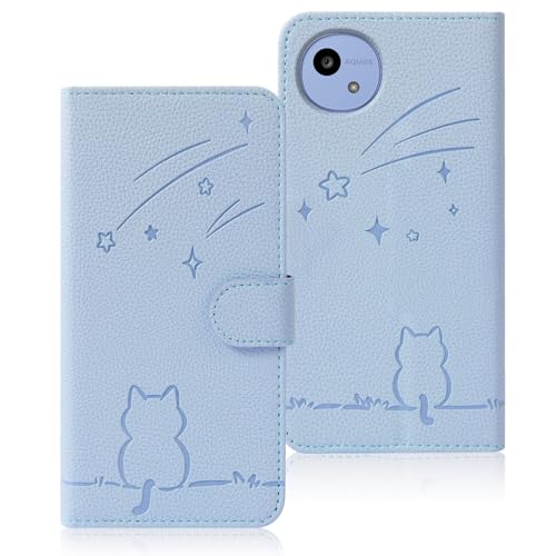 Amazon.co.jp: Rosbtib AQUOS wish5 ケース 手帳型 アクオスwish5