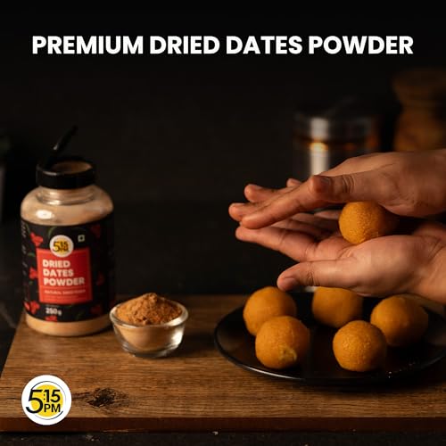 5:15PM Dried Dates Powder For Baby 250g (Kharik/Khajur) | Dry Dates powder For BabyI No Added Sugar | Sugar Substitute, Date sugar