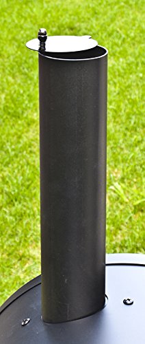 El Fuego Holzkohlegrill/ Smoker Dakota, Schwarz, 122x133x66 cm-9