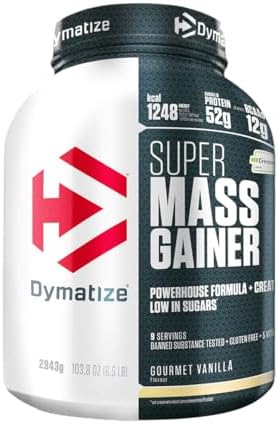 Dymatize Super Mass Gainer Gourmet Vanilla 2943g - Polvo Para Gan...