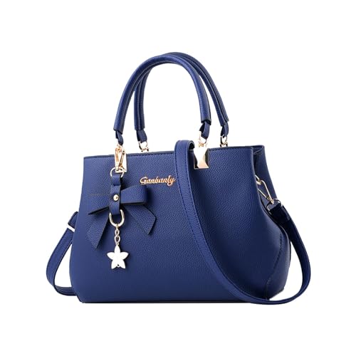 Sac à main femme bleu spacieux pour organiser vos affaires lors de chaque sortie