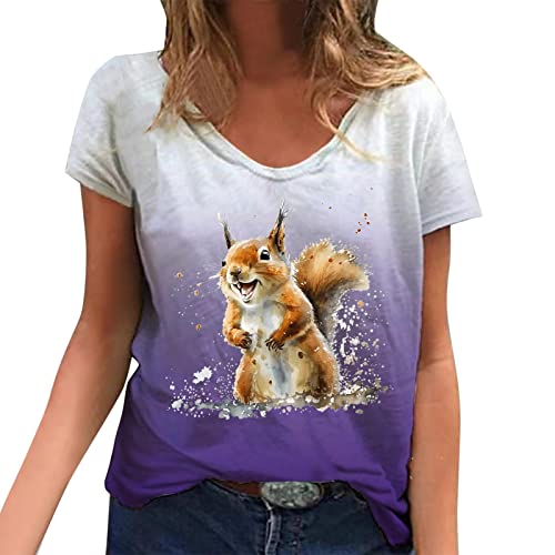 Camisetas listradas femininas com manga pétala, gola V, manga curta, camisetas de beisebol, lindas c