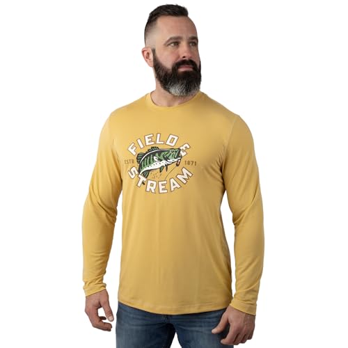 Image of Field & Stream Men's Roll Cast Long Sleeve Performance Tee Shirt with Drirelease