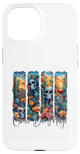 Cinco De Mayo �V���K�[�X�J�� �T�{�e�� �t�B�G�X�^�A�[�g �X�}�z�P�[�X iPhone 15 �p