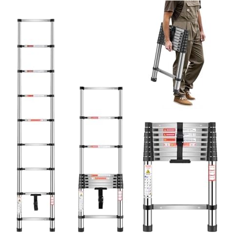 VEVOR 8.5ft Stainless Steel Telescoping Ladder Cover