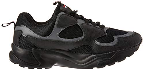 Fila Carrera, Tênis Masculino, Preto (Preto/Grafite/Vermelho), 41