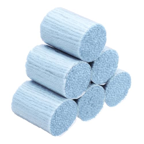 Image of PATIKIL 6 Rolls Latch Hook Yarn, Latch Hook Kit Yarn Precut Hook Rugs Making Crochet Bundles for Latch Hook Rug Adults Beginners Tapestry DIY Craft, Light Blue