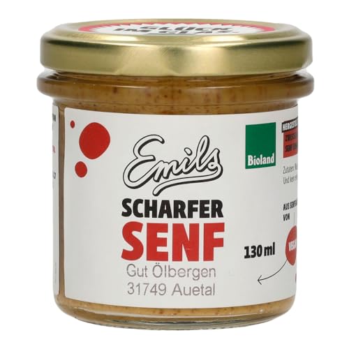 Emils scharfer Bioland Senf 130 ml Emils scharfer Bioland Senf 130 ml