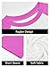 Imily Bela Kids Girls T Shirts Casual Raglan Short Sleeve Crewneck Color Block Summer Tees 5-14 Years Bright Pink
