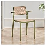 Stapelstühle für Terrasse, Esszimmer, Kunststoff-Sessel mit offener Rückenlehne, vielseitige Café-Beistellstühle für den Innen- und Außenbereich, ideal für Küche, Restaurant und Pool