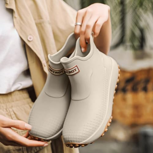 Botas de lluvia para hombre ligeras con ajuste cómodo y diseño impermeable 3