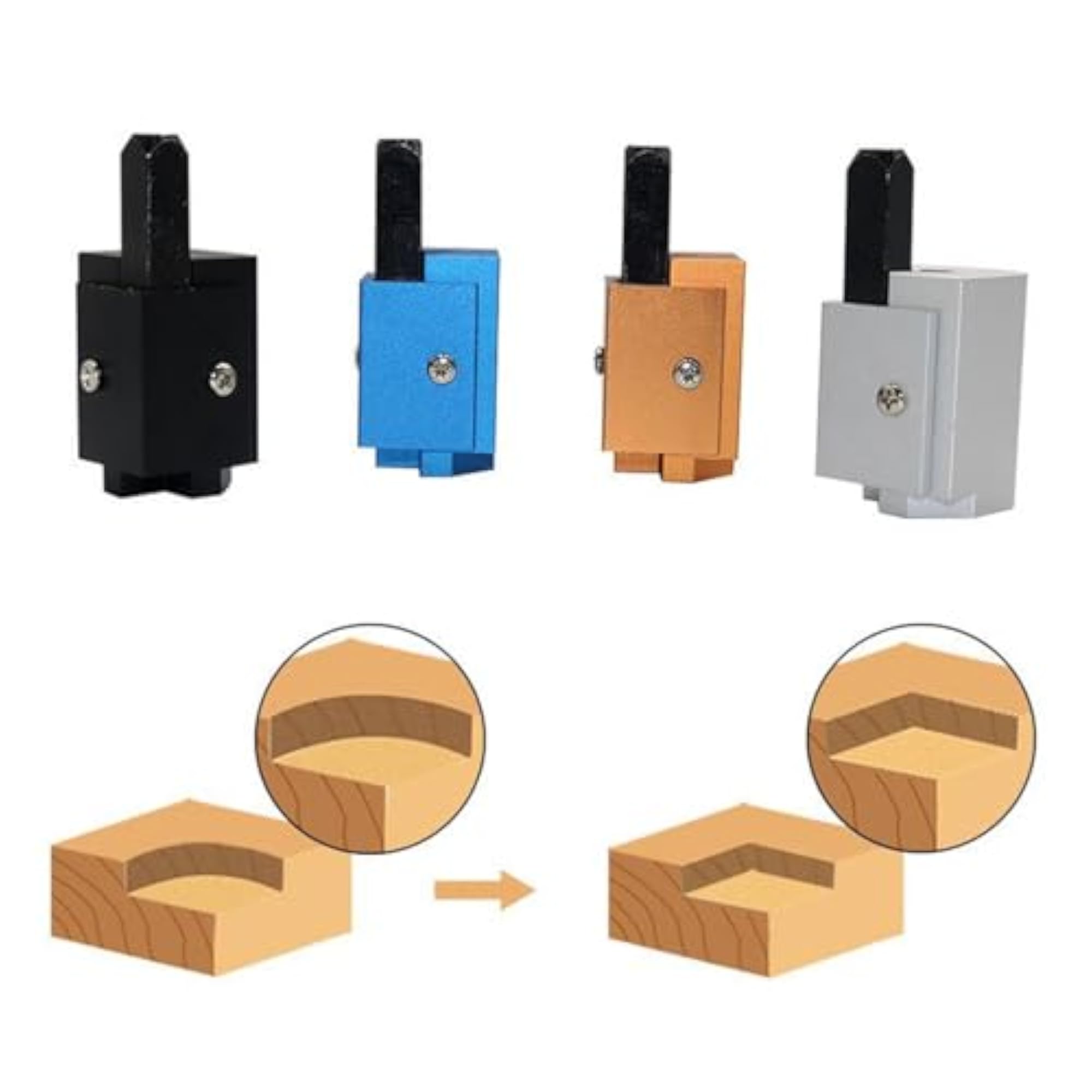 Precision Corner Chisel for Woodworking Mortised Door Hinge Recesses
