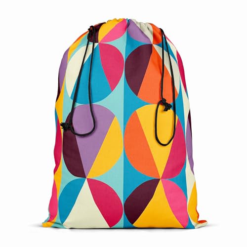 Image of ArtzFolio Geometric Ornament D1 | Reusable Sack Bag | Bag for Gym, Storage, Vegetable & Travel