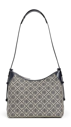 Tory Burch Women's T Monogram Messenger Bag, Tory Navy, Blue, Print, One Size