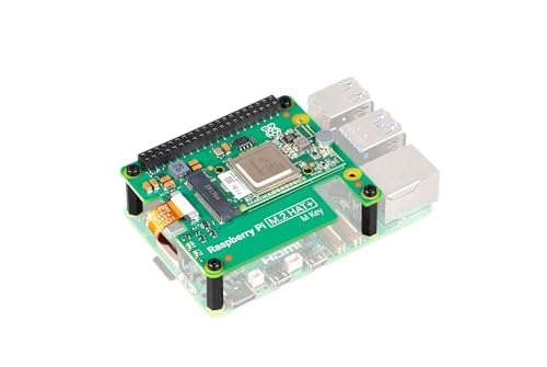Raspberry Pi AI Kit: M.2 HAT+, Hailo AI Module, 16mm Header, Spacers, Screws - Bluetooth Connectivity - Single Board Computer by Raspberry Pi - Used condition - Image 3