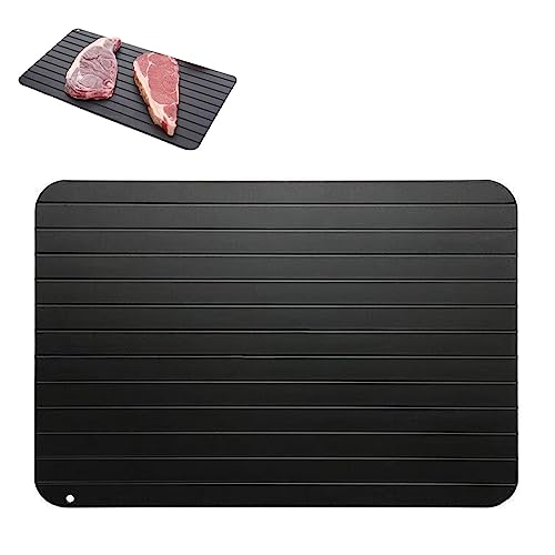 Defrosting Tray for Frozen Meat - Dishwasher Safe Large Size Defroster Plate Thawing Tray