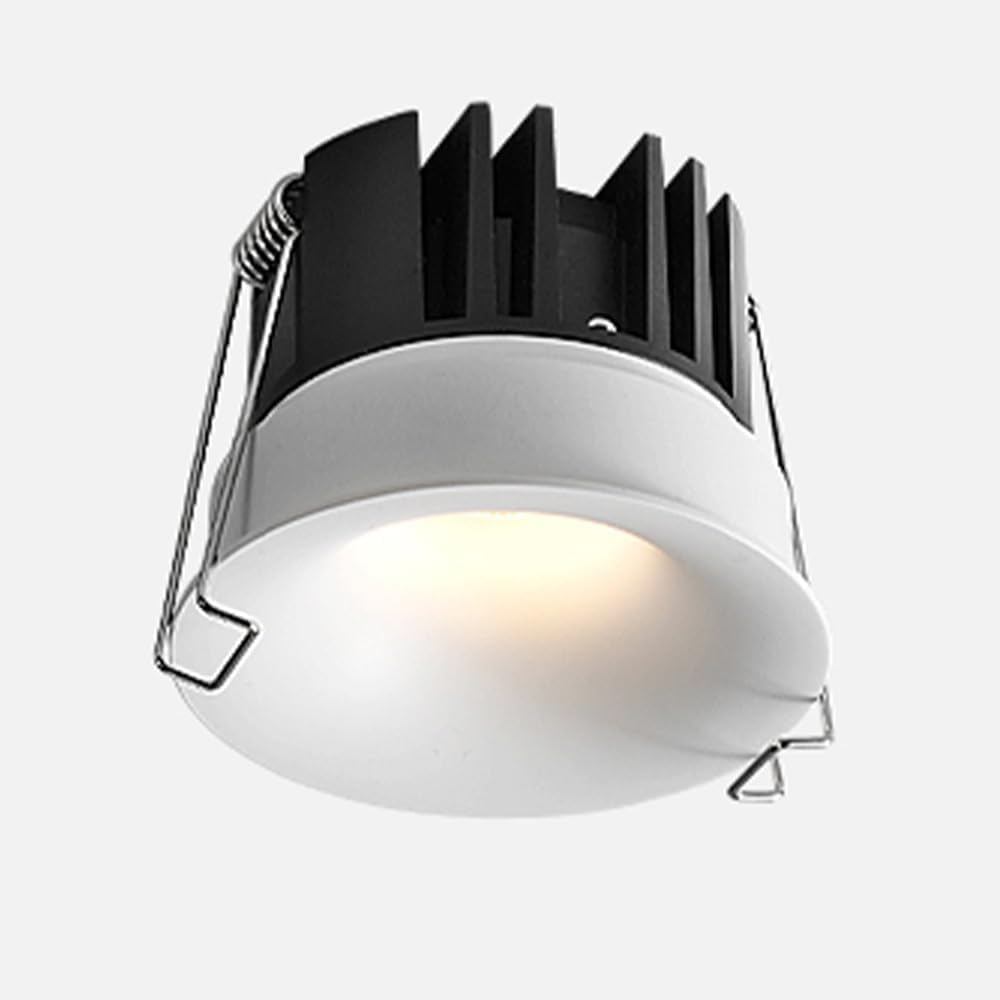 White Recessed Lighting LED Art Gallery Ceiling Spotlight Accent Light Modern Bedroom Flush Mount Directional Round Hallway Ceiling Downlight Ceiling Light for Living Room Office Kitchen