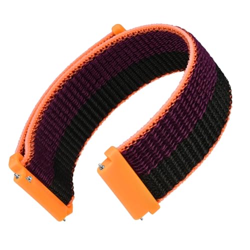 Image of WOCCI Adjustable Nylon Sport Watch Bands with Hook and Loop Fastener, Quick Release Watch Straps for Men and Women, Band Width 18mm 20mm 22mm