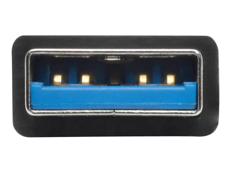 Tripp Lite Eaton Series U360-004-SLIM 4-Port USB 3 0 Hub Slim Design Built-in Cable 5Gbps SuperSpeed Plug Play