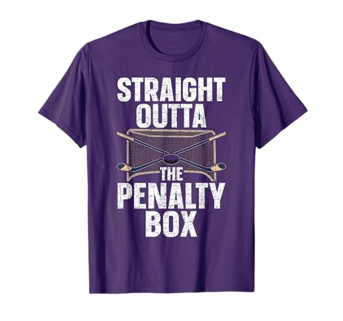 Ice Hockey Player Straight Outta The Penalty Box Ice Hockey T-Shirt
