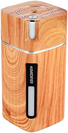 Humidificador de escritorio de 10.1 fl oz, humidificador de aire portátil USB con luz, humidificador ultrasónico de escritorio, mini humidificador