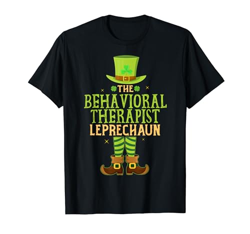 The Behavioral Therapist Leprechaun Matching St Patricks Day T-Shirt