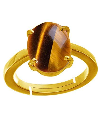 Bague cristal naturel œil de tigre 5,50 carats bague réglable mixte Small