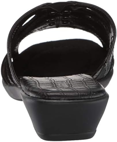 Easy Street womens Slide Sandal Black crocodile 5.5 medium US | Image 2