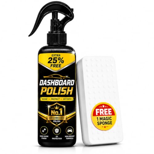 Image of Dashboard Polish for Car Interior Cleaner, Dash Board Spray for Cleaning, Shining & Protecting Car Dashboard, Long Lasting Finish, 1