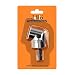 JelBo 105° Right Angle Drill Adapter, 1/4inch Hex Shank Right Angle Drills Attachment, Power Tools Accessories for Screwdriver Bits, Drive Socket Adapter by Electric Drill(Sliver)