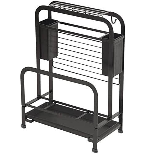 Support pour couteaux de cuisine, planche à découper, support pour couteaux de cuisine, baguettes, cuillères, support de rangement pour couteaux, facile à nettoyer, poils amovibles durables